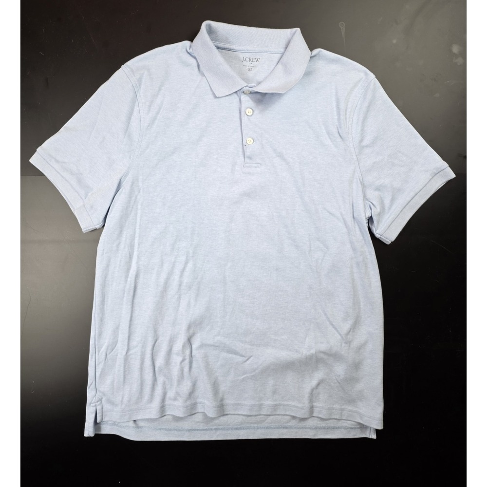 J. Crew Blue Polo Shirt Men's Size Large
